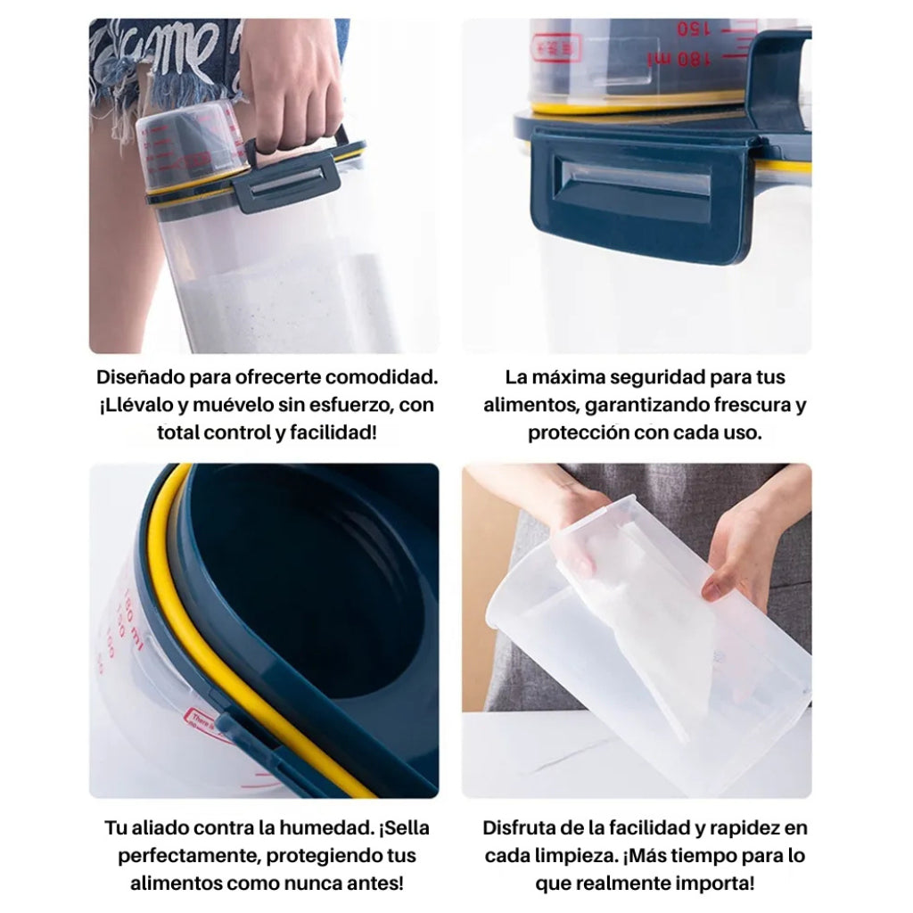 🥣 Dile adiós al desorden con HERMETIKA y mantén tu cocina siempre en orden🪄