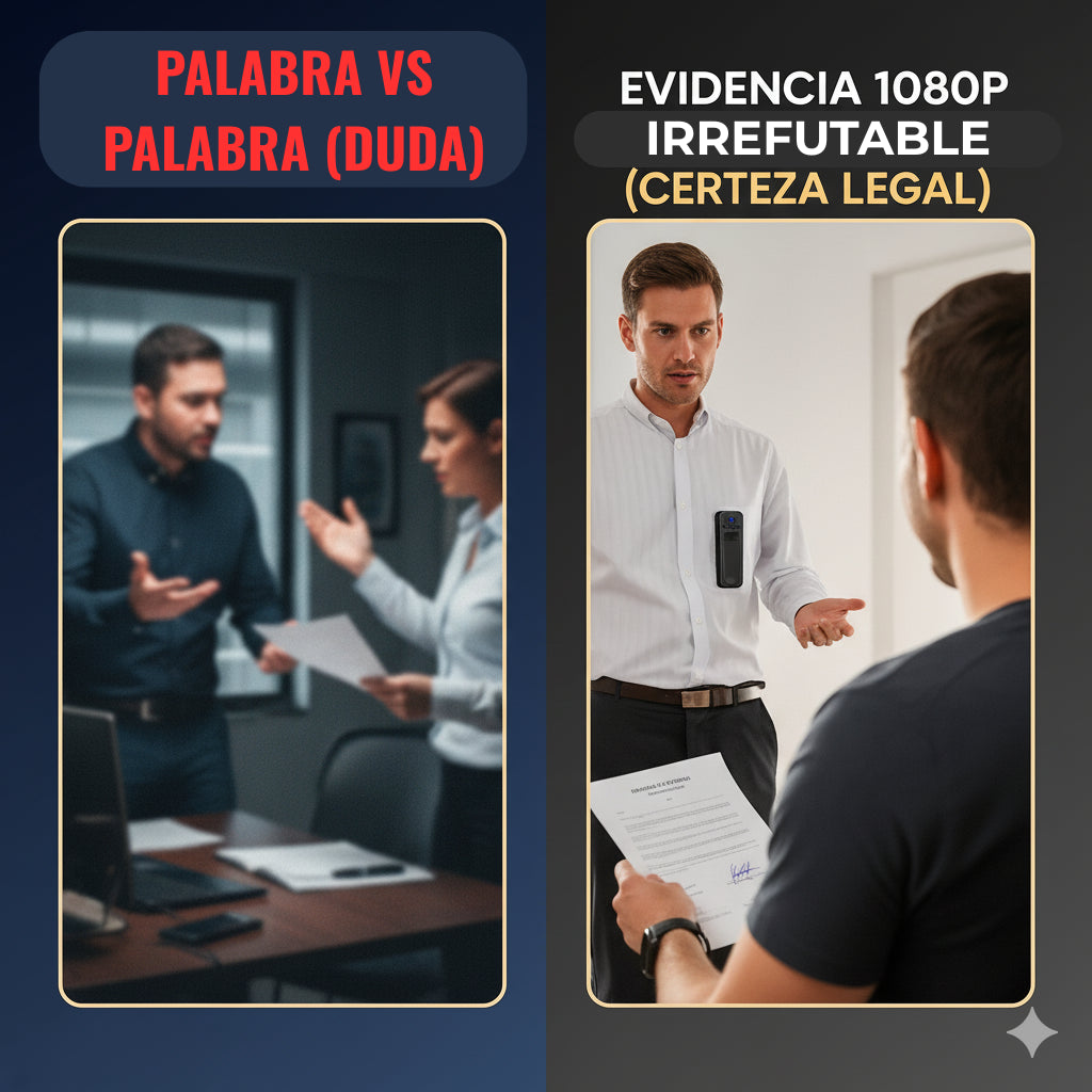 Basta de Ser la Víctima Silenciosa. Asegure Evidencia Irrefutable y Discreta a Donde Vaya con CAMARACLIC®: Su Testigo en HD.